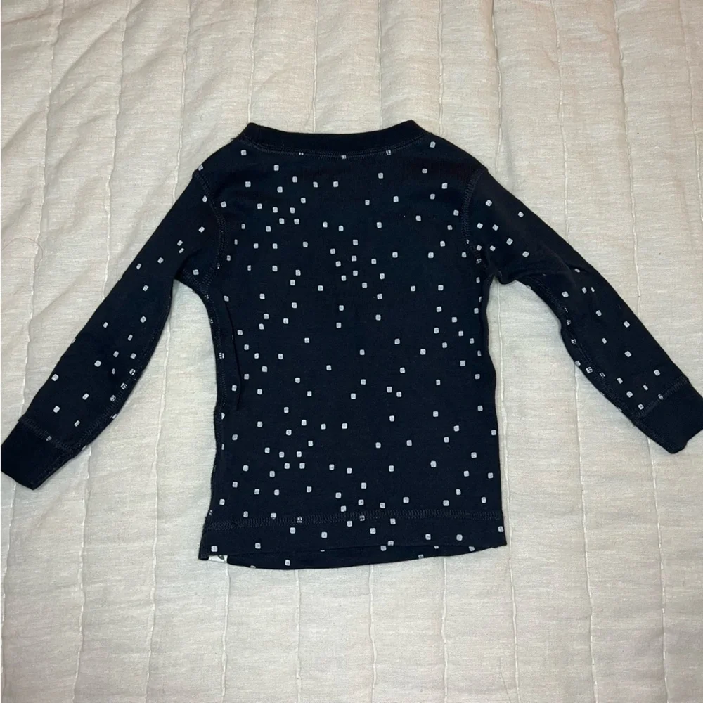 easy-peasy Toddler Unisex Blue Long Sleeve Pant Pajama Set 2-Piece Size 12M